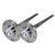 Yukon 57-62 Corvette axle kit, left hand & Right hand, 17spline.
