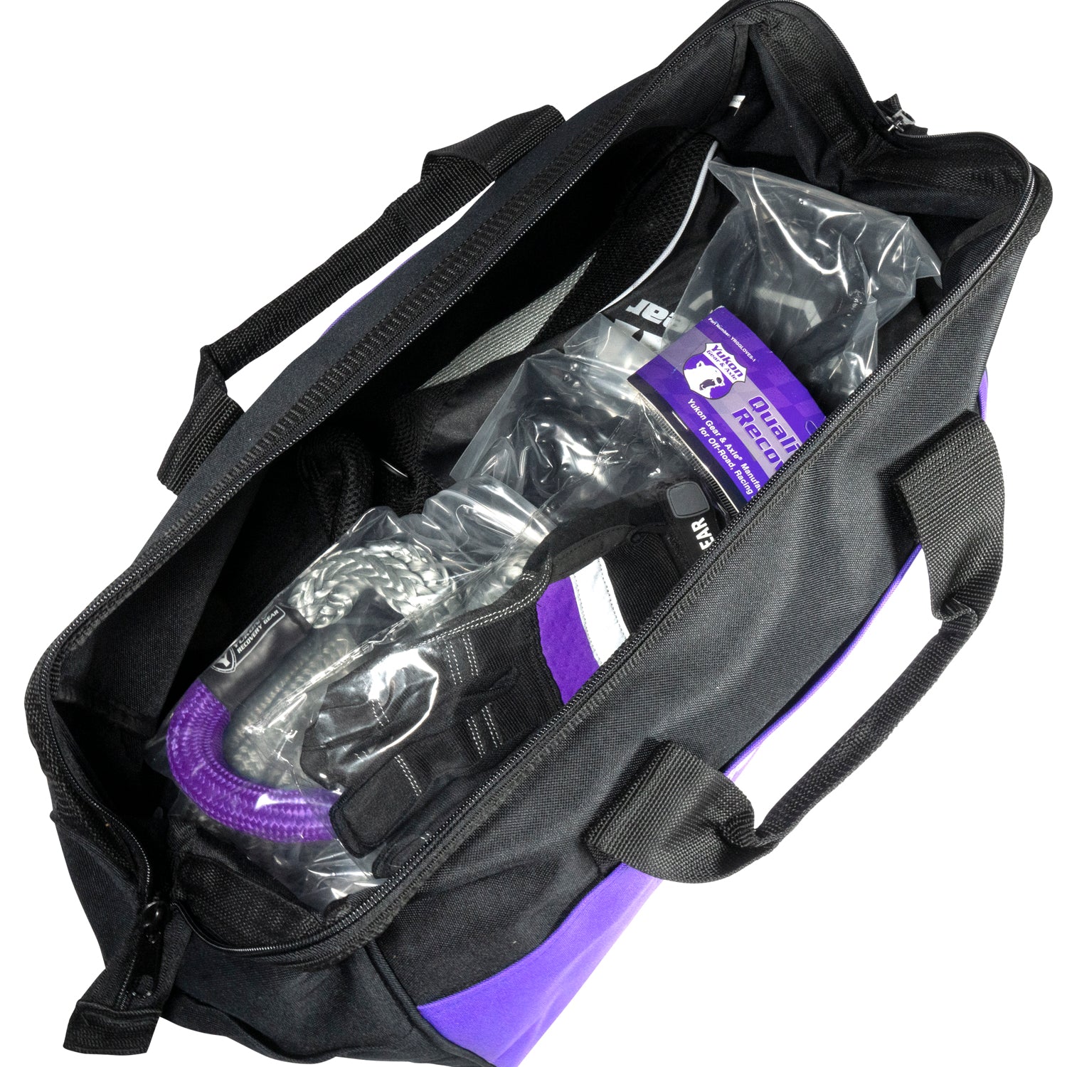 Yukon Recovery Gear Kit with 7/8″, 30-Foot Long Kinetic Rope, Shackles