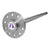 Yukon LH Axle for 2011 Chrysler 9.25" ZF Rear, 34.35" Long, 31 Spline, 5 Lug