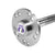Yukon Chromoly Rear Axle Kit, Dana 44, Narrow Track w/eLocker, LH, 31.56” Long