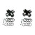 Yukon Chromoly Super Joints, Pair, for Dana 60 Differential
