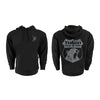 Yukon Hoodie with 3 Logo Design, Black, Extra Large