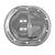 Chrome Cover for 10.5" GM 14 bolt truck