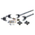 Yukon Chromoly Front Axle Kit for Dana 30 Diff, 27/30 Spline, Super Joint