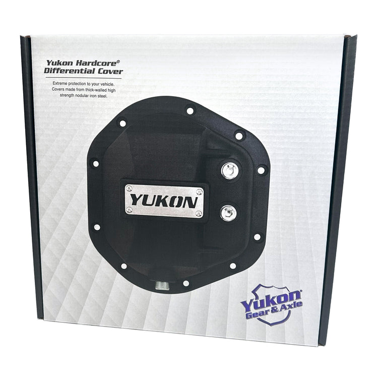 Yukon Hardcore Rear Nodular Iron Differential Cover for Mercedes-Benz Sprinter vans with 245mm rear differential (2010–2026). Heavy-duty design for strength, protection, and durability.