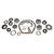 Yukon Master Overhaul Kit, Dana 44 reverse rotation, straight axle, not IFS