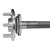 YA C68262198 Drive Axle Shaft - Yukon Gear & Axle 9.25ZF RH Rear Axle for 2019+ RAM 1500 w/ E-Locker