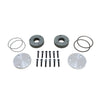Yukon Hardcore Drive Flange Kit Dana 60 30-Spl Outer Stubs, Non-Engraved Caps
