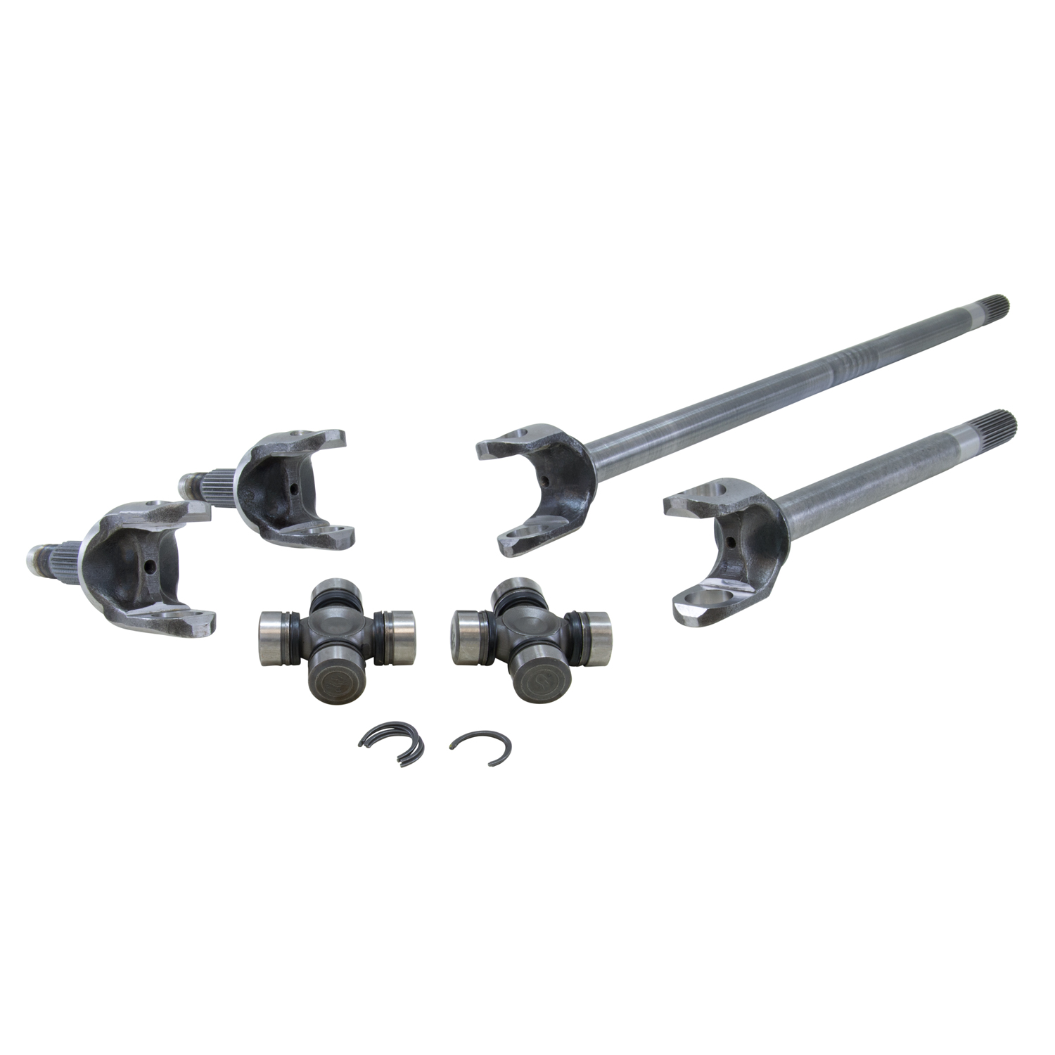 Yukon Chromoly Front Axle Kit for Dana 30 Diff, 27/30 Spline, 1310 U-Joint