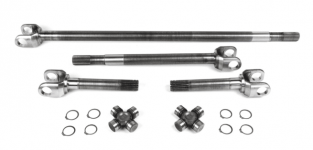 Yukon Chromoly Front Axle Kit, Dana 44, Both Sides, 19/30 Spline, 1310 U-Joints