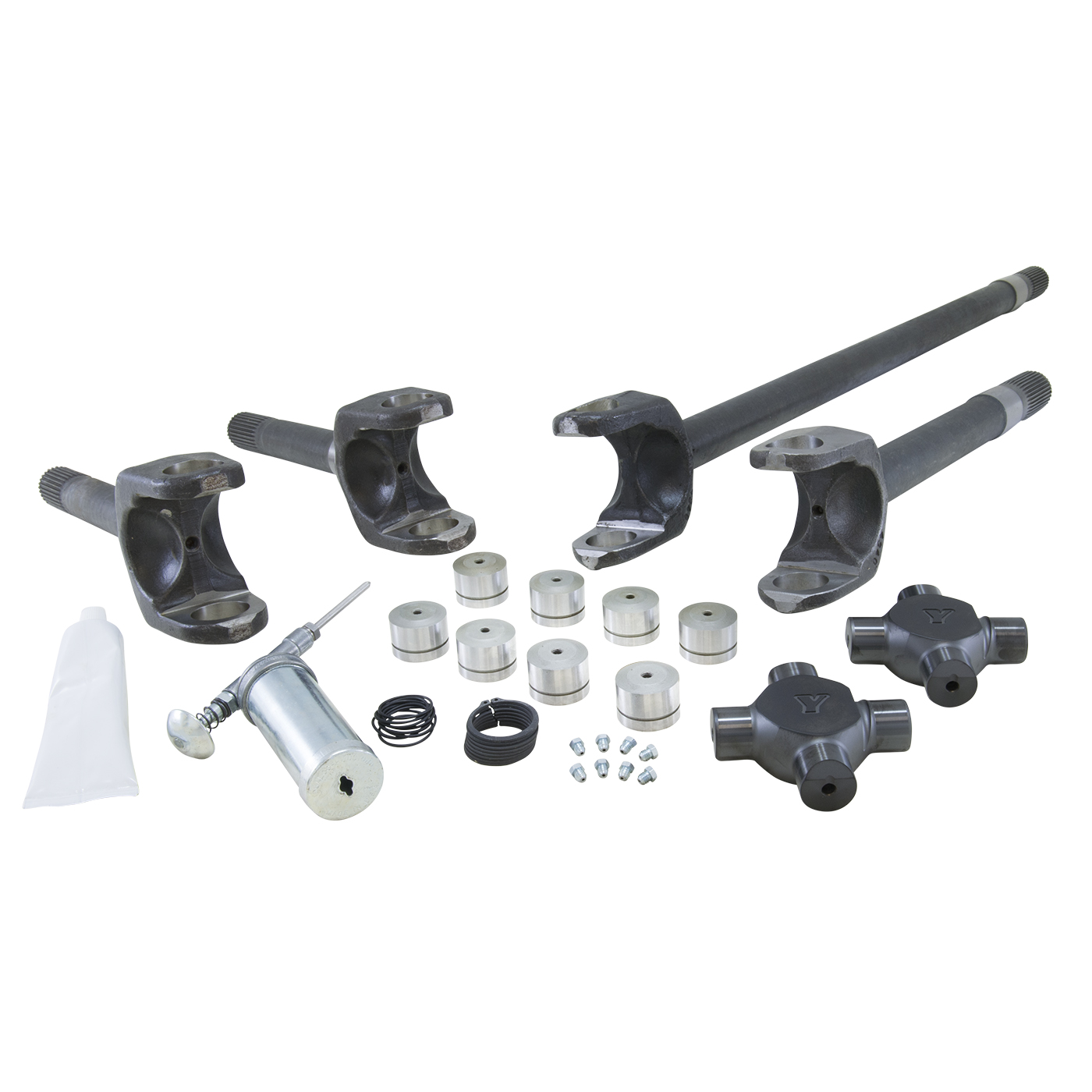 Yukon Chromoly Front Axle Kit for Dana 60, 35 Spline, Both Sides, Super Joints