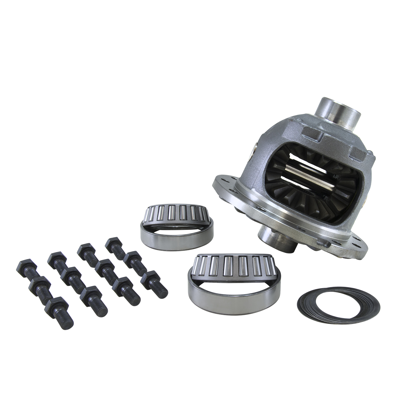 Yukon standard open loaded carrier case, Dana "Super" 70, 35 spline, Ford only