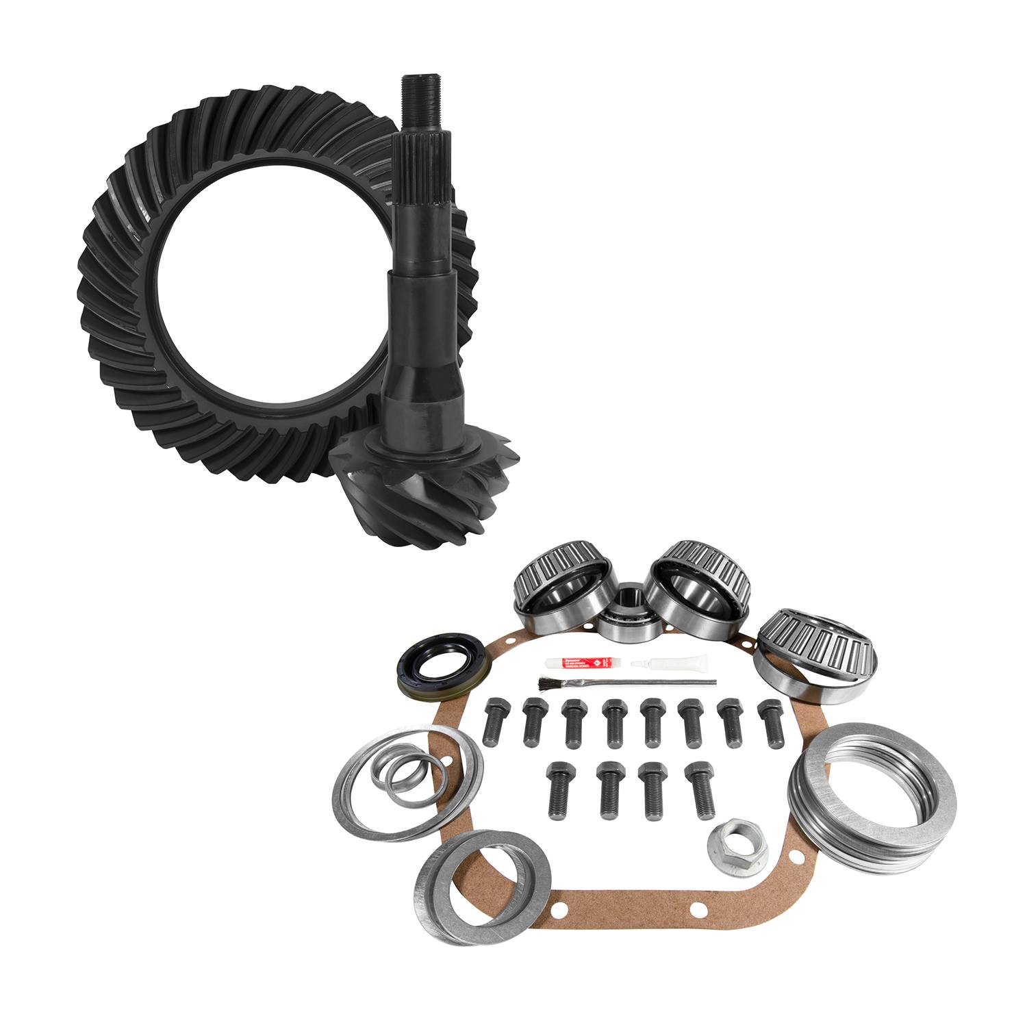 10.5" Ford 4.11 Rear Ring & Pinion and Install Kit 