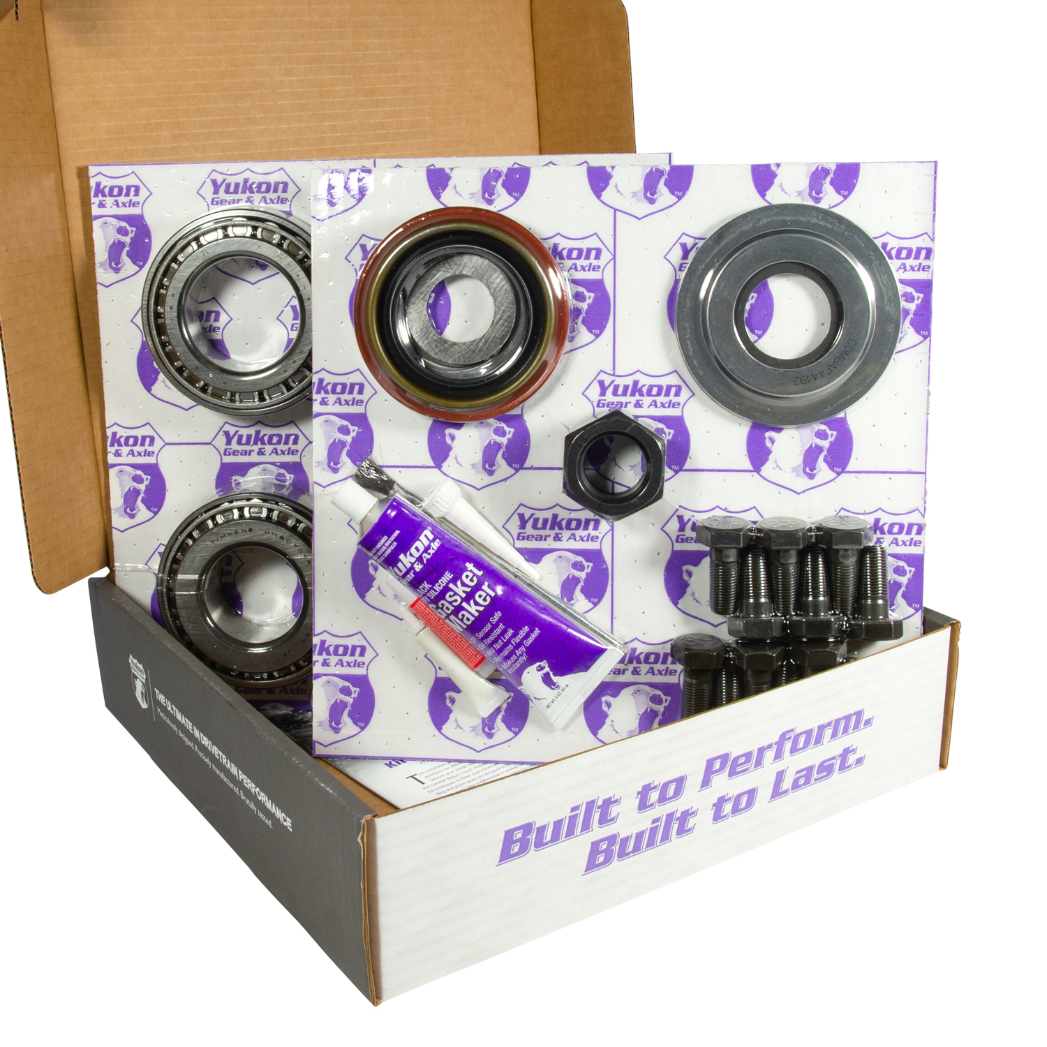 11.25" Dana 80 Thin 3.73 Rear Ring & Pinion, Install Kit, 4.125" OD Bearing 
