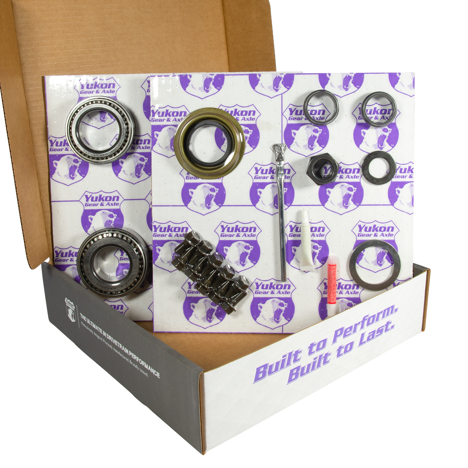 8.25" CHY 3.73 Rear Ring & Pinion, Install Kit, 1.618" ID Axle Bearings & Seals 