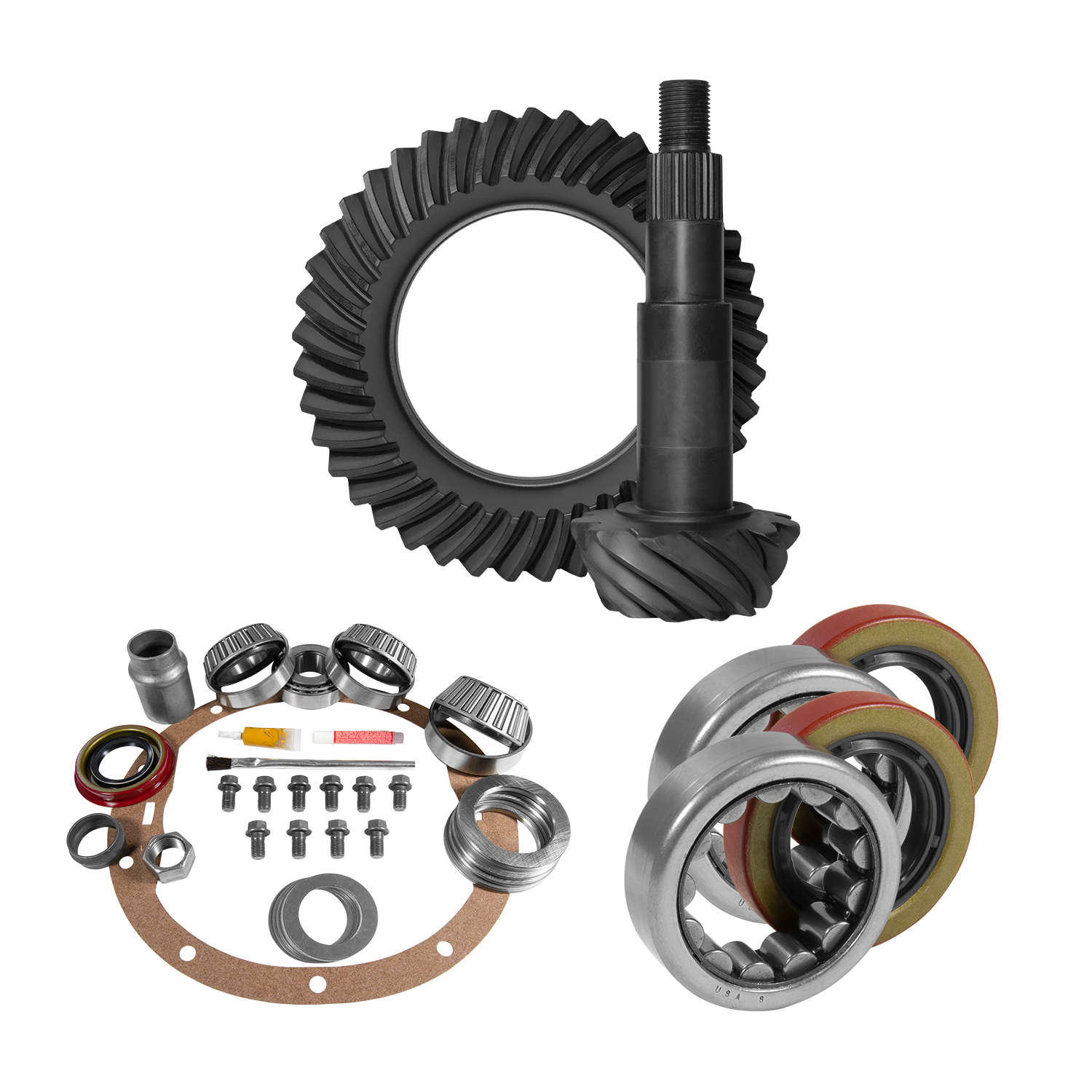 GM 8.2 Chevy 10-Bolt Ring & Pinion Gears 3.55 Ratio 