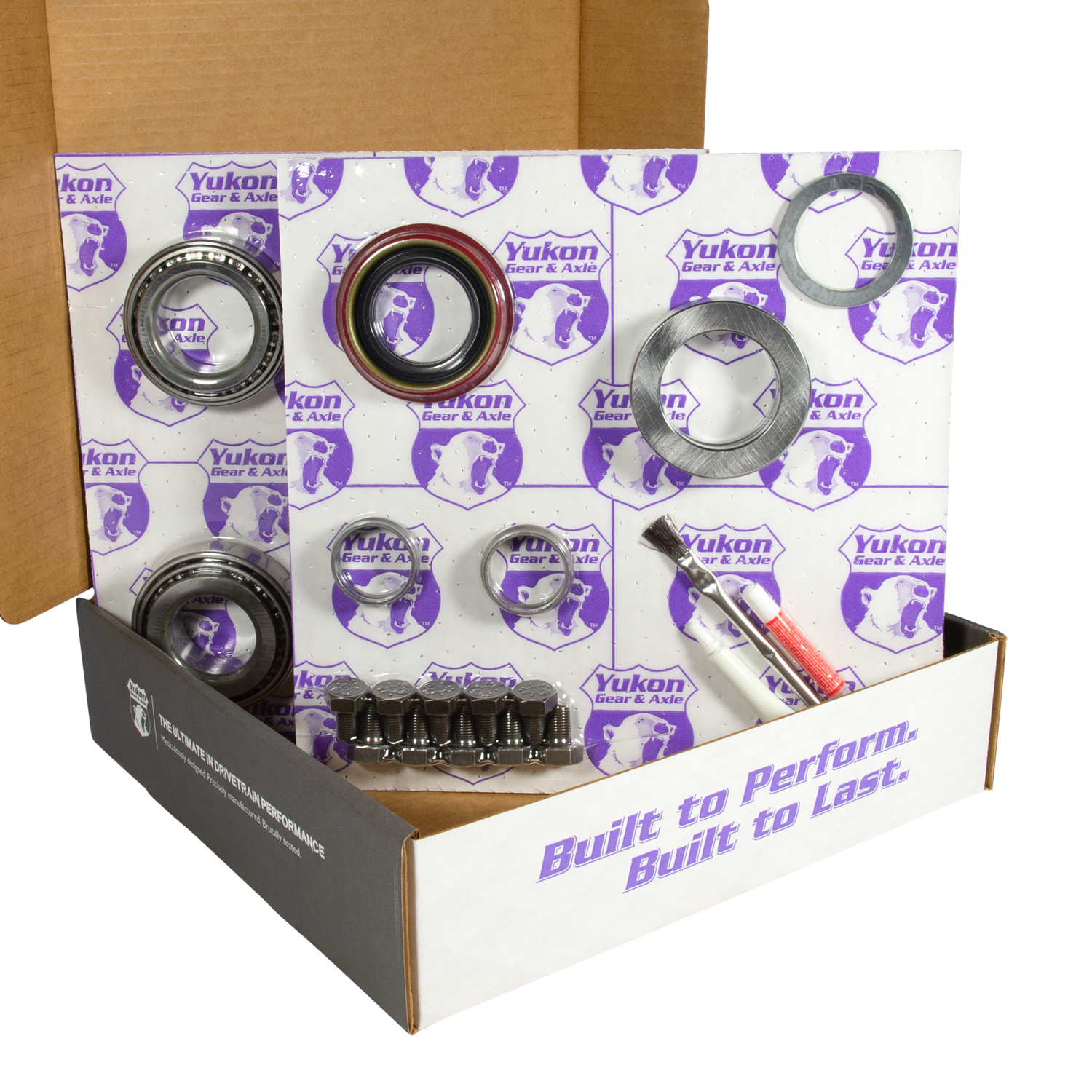 8.8" Ford 3.73 Rear Ring & Pinion, Install Kit, 2.25" OD Axle Bearings & Seals 