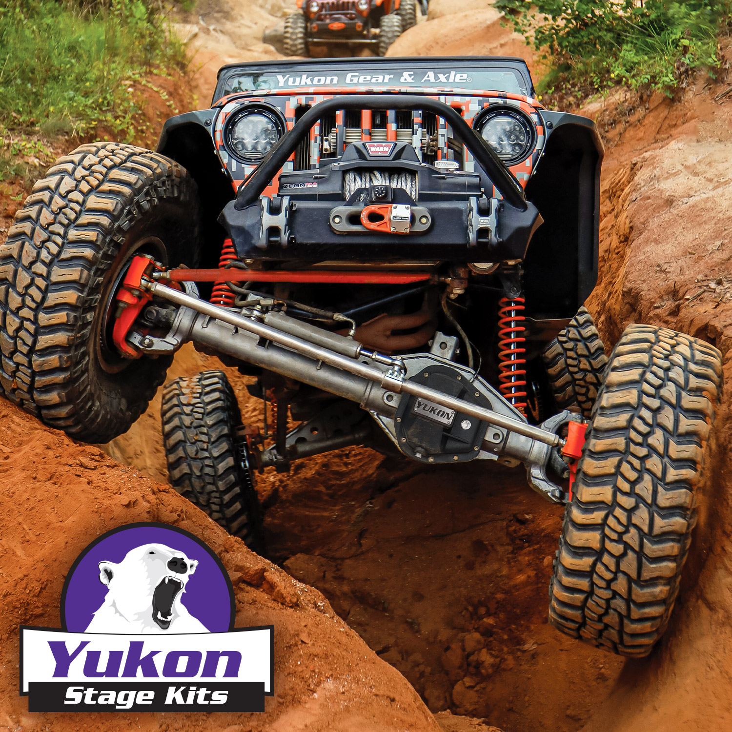 Yukon Stage 2 Jeep JL/JT Re-Gear Kit w/Covers for Dana 44, 4.88 Ratio, 28 Spline