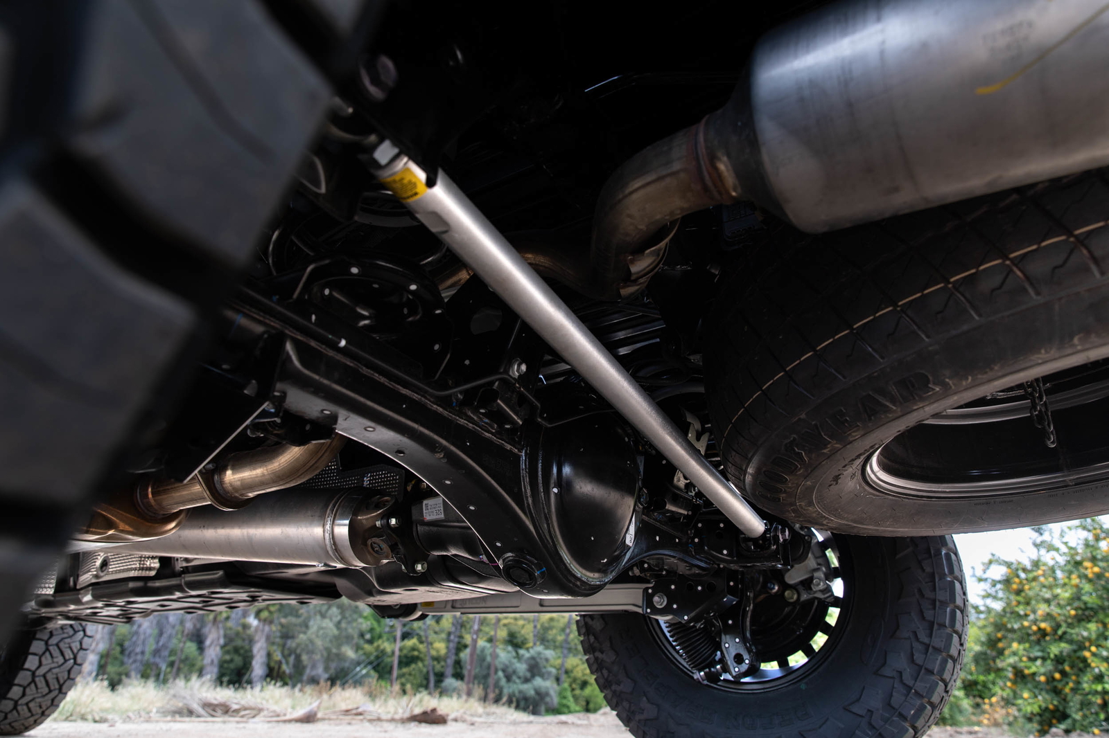 ICON 2022-2025 Toyota Tundra/2023-2025 Toyota Sequoia/2024-2025 Toyota Tacoma/2024 Toyota Land Cruiser 250 Series/2024 Lexus GX550, Rear, Billet Adjustable Track Bar Kit