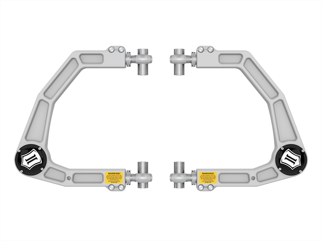 ICON 2022-2025 Toyota Tundra/2023-2024 Toyota Sequoia, Billet Upper Control Arm Kit, w/ Delta Joint Pro
