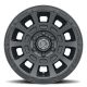 ICON Alloys Thrust, Satin Black, 17 x 8.5 / 5 x 150, 25mm Offset, 5.75" BS