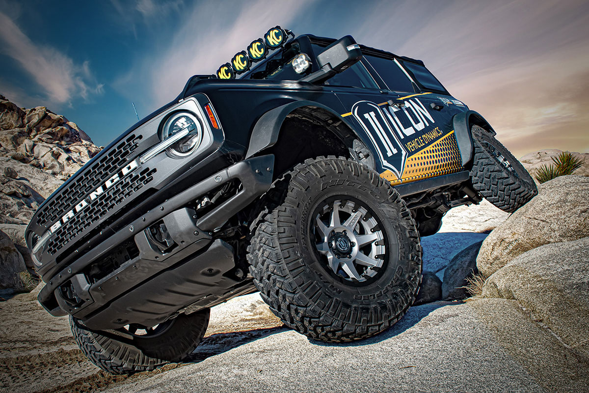ICON 2021-2023 Ford Bronco, Sasquatch, 2-3" Lift, Stage 3 Suspension System, Tubular