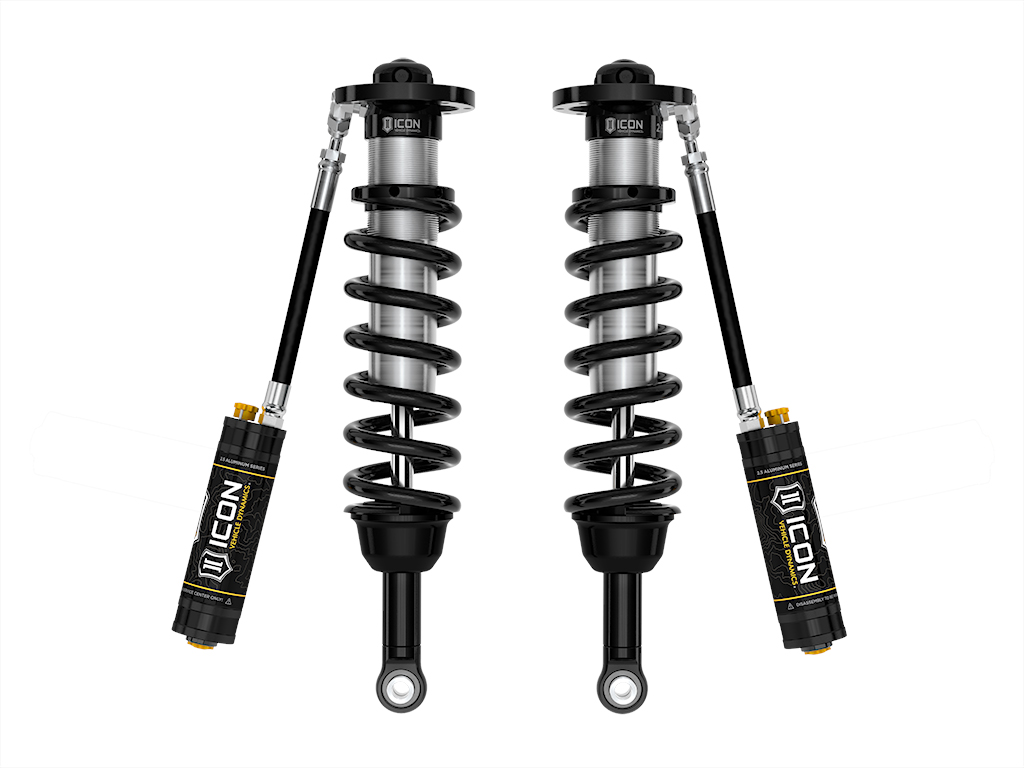 ICON 2022-2025 Toyota Tundra 1.25-3.5" Lift/2023-2025 Sequoia 3-4.5" Lift, Front, V.S. 2.5 Series Coilover Kit, Remote Reservoir w/ CDCV, Pair