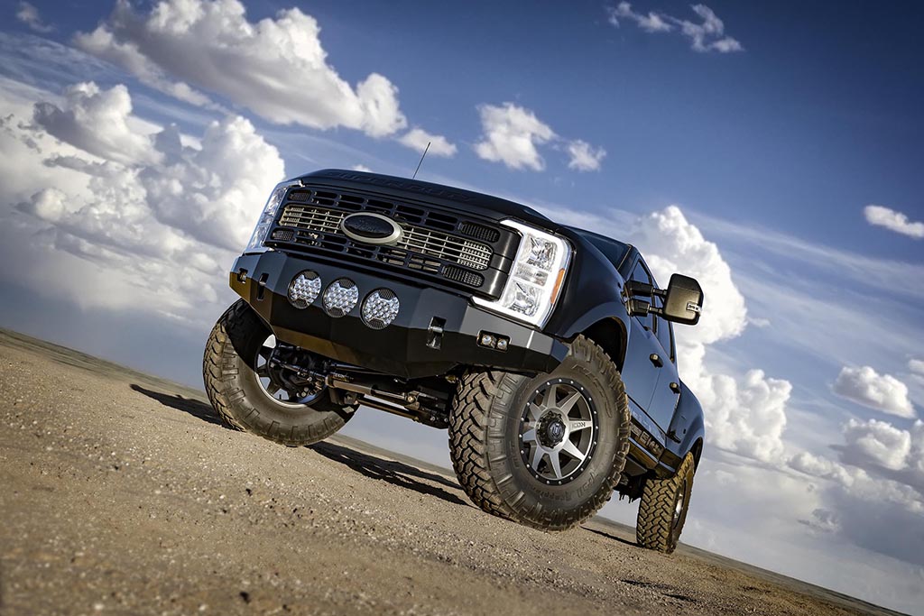 ICON 2023-2025 Ford F-250/F-350 Super Duty 4WD, Gas, 4.5" Lift, Stage 4 Suspension System w/ Expansion Packs
