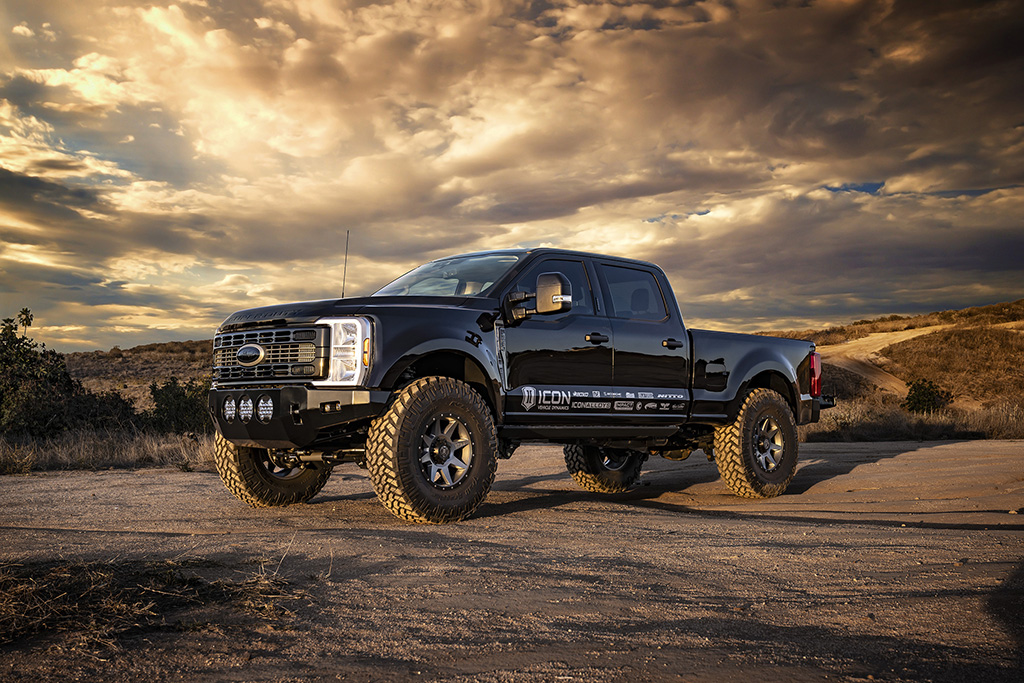 ICON 2023-2025 Ford F-250/F-350 Super Duty 4WD, Diesel, 4.5" Lift, Stage 6 Suspension System w/ Expansion Packs