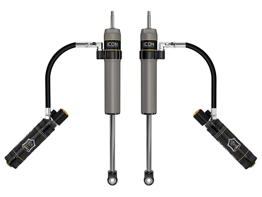 ICON 2024-2025 Toyota Land Cruiser 250 Series/2024-2025 Lexus GX550, 0-3” Lift, Rear, V.S. 2.5 Aluminum Series Shock Absorbers, Remote Reservoir w/ CDEV, Pair