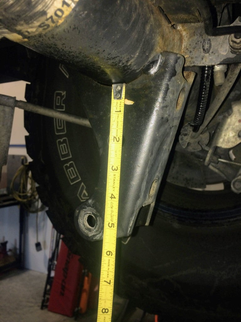 Van Compass Bump Stop and Rear High Clearance Shock Extension Brackets, Ford Transit