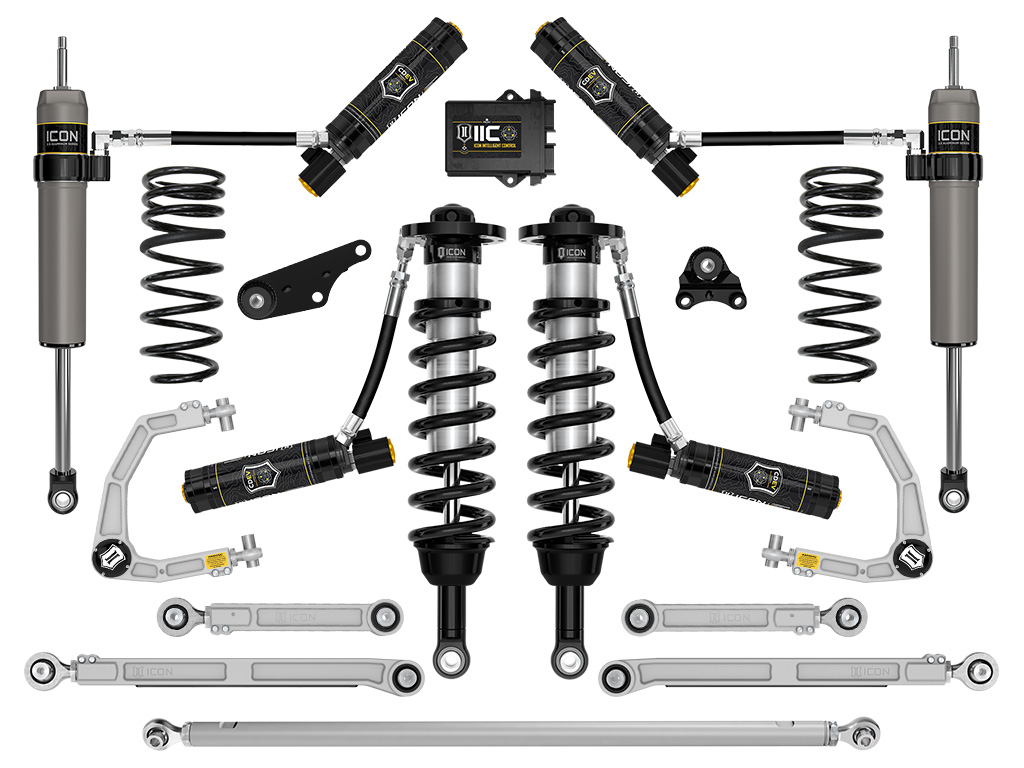 ICON 2024-2025 Toyota Tacoma 1.25-3" Lift, Stage 13 Suspension System, Billet, Overland Rear Springs