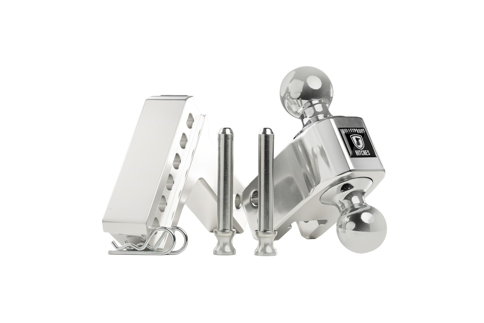BulletProof 2.0" Aluminum Medium Duty 2" Drop/Rise Hitch