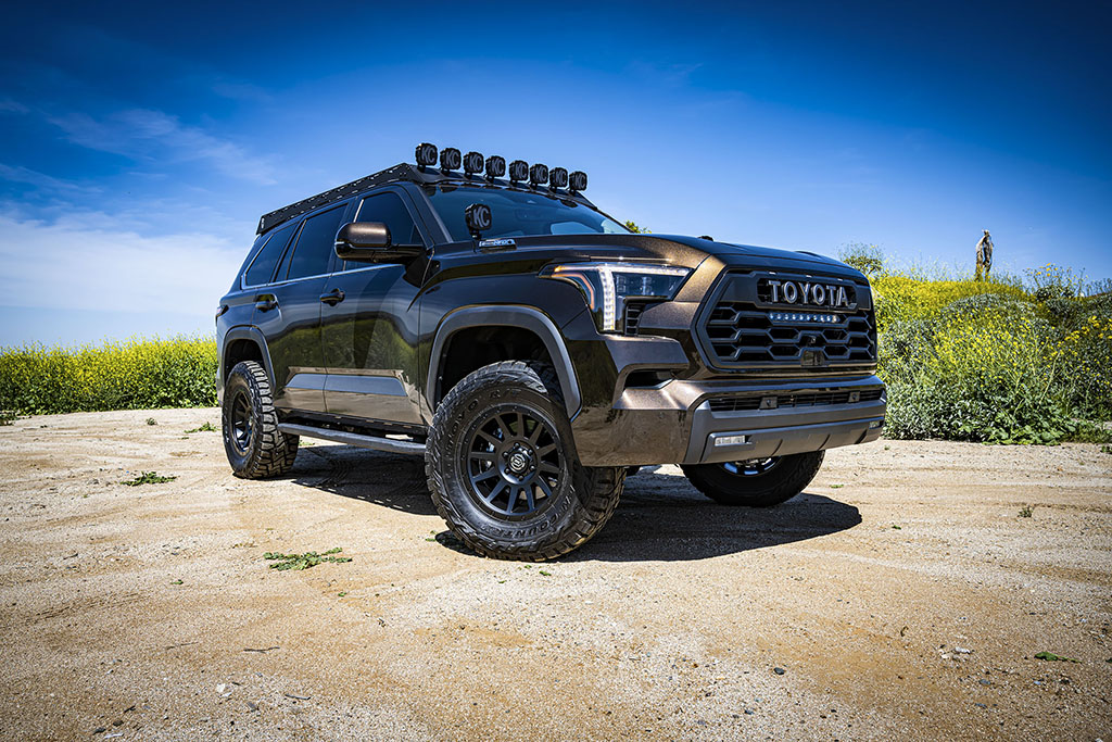 ICON 2023-2025 Toyota Sequoia, 3-4.5" Lift, Stage 10 Suspension System, Billet, CDXS