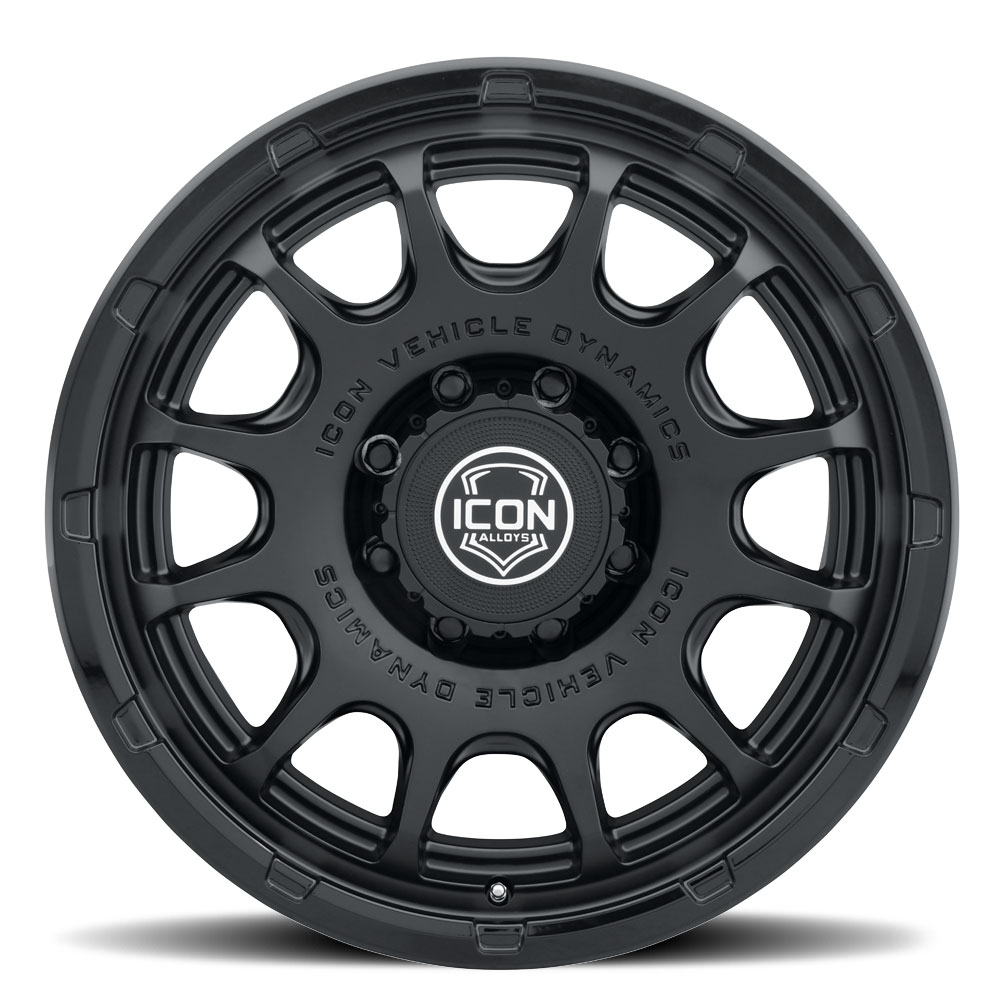 ICON Alloys Rancho, Double Black, 20 x 9 / 8 x 170, 6mm Offset, 5.25" BS