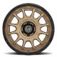 ICON Alloys Rancho, Satin Bronze w/ Gloss Black Lip, 20 x 9 / 6 x 5.5, 0mm Offset, 5" BS