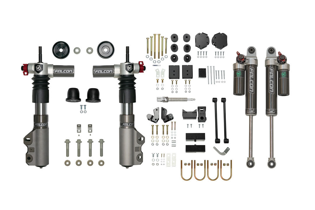 Van Compass Stage 5 - Sprinter 2500 2Wd, 19-22 - 2 Inch Lift - 3.3 Struts And Shocks, Mid/Heavy Tune