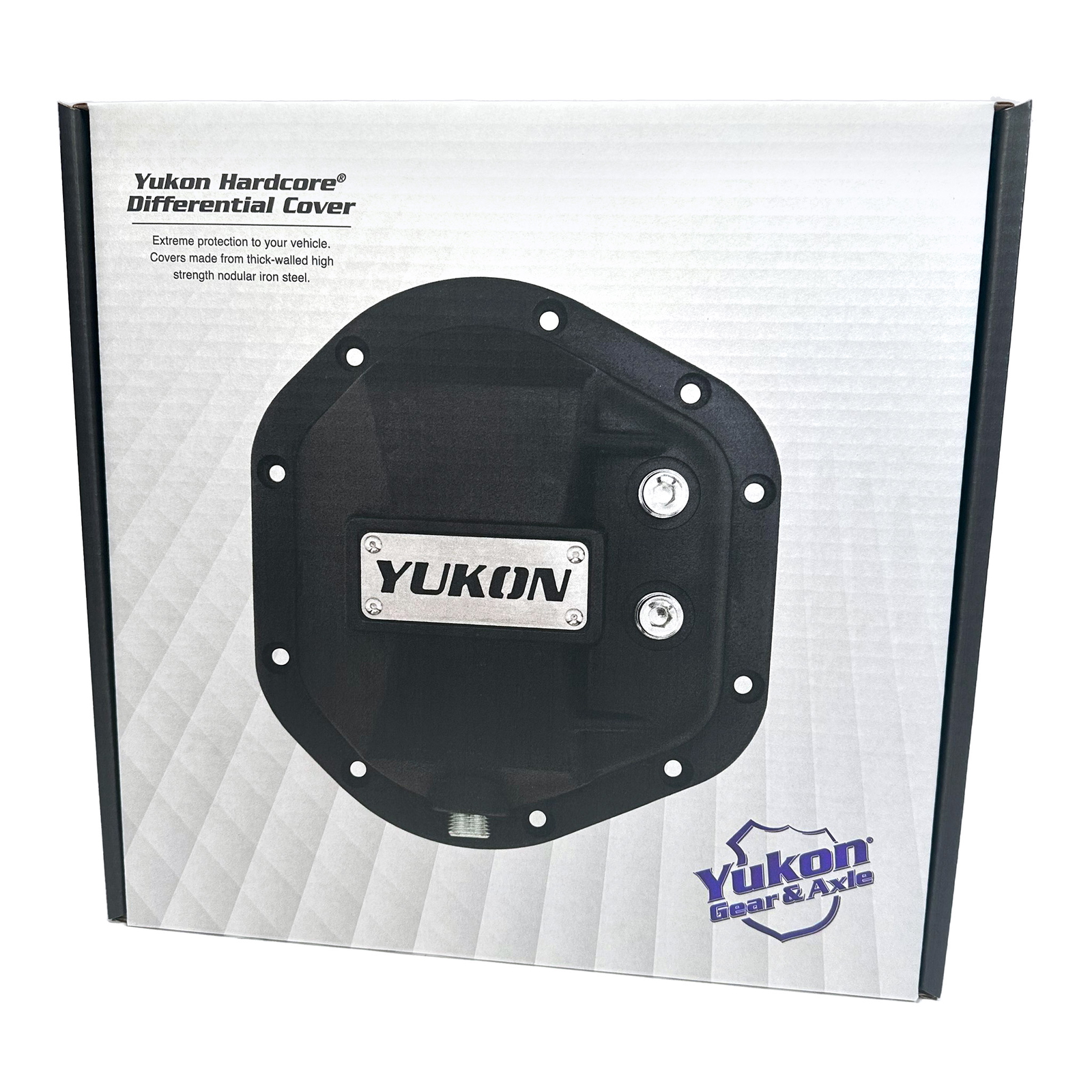 Yukon Hardcore Rear Nodular Iron Differential Cover for Mercedes-Benz Sprinter vans with 245mm rear differential (2010–2026). Heavy-duty design for strength, protection, and durability.