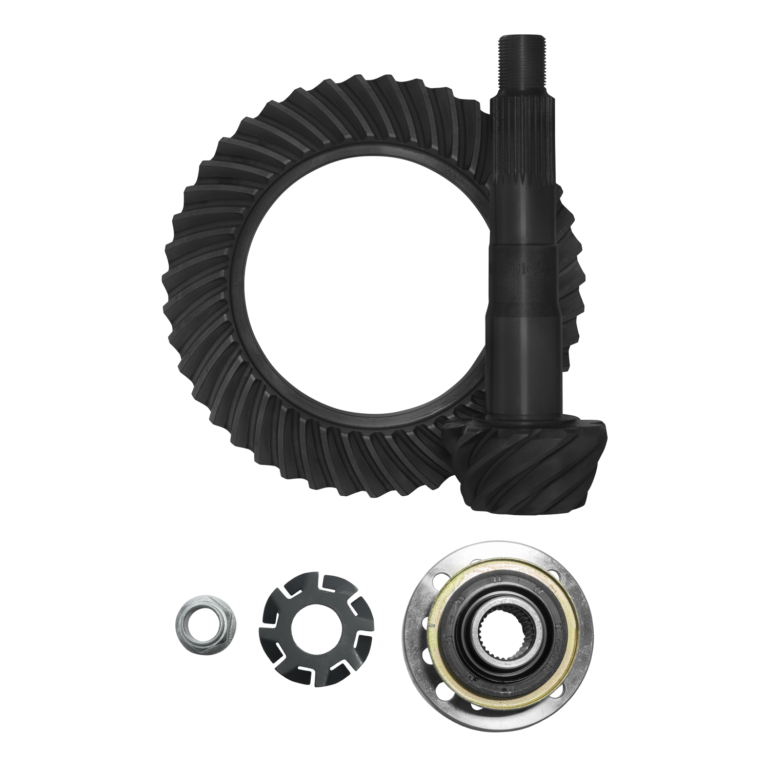 Yukon ring & pinion set, Toyota 8", high pinion in reverse, w/yoke kit, 4.88