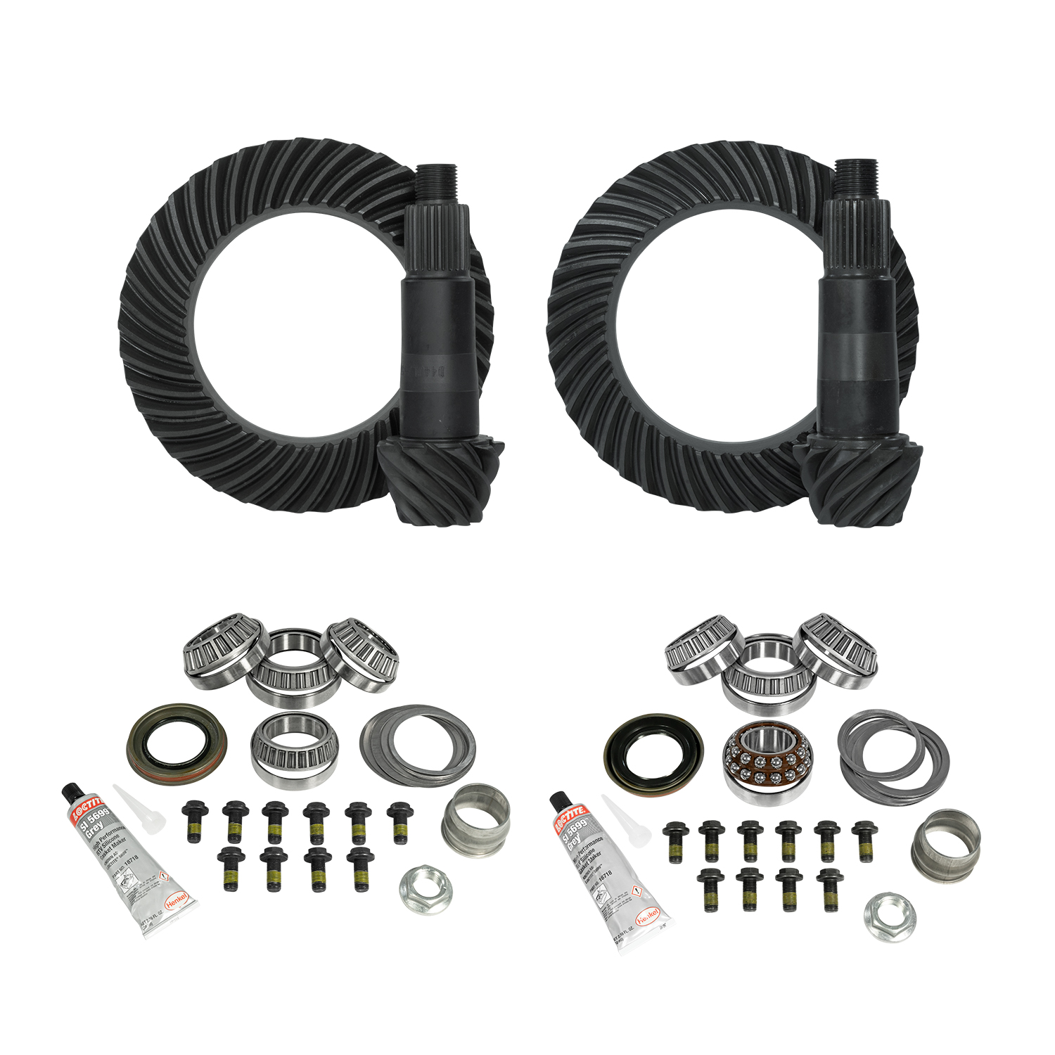 Yukon Re-Gear and Install Kit, Dana 44 front & rear, Jeep JL/JT Rubicon, 3.73