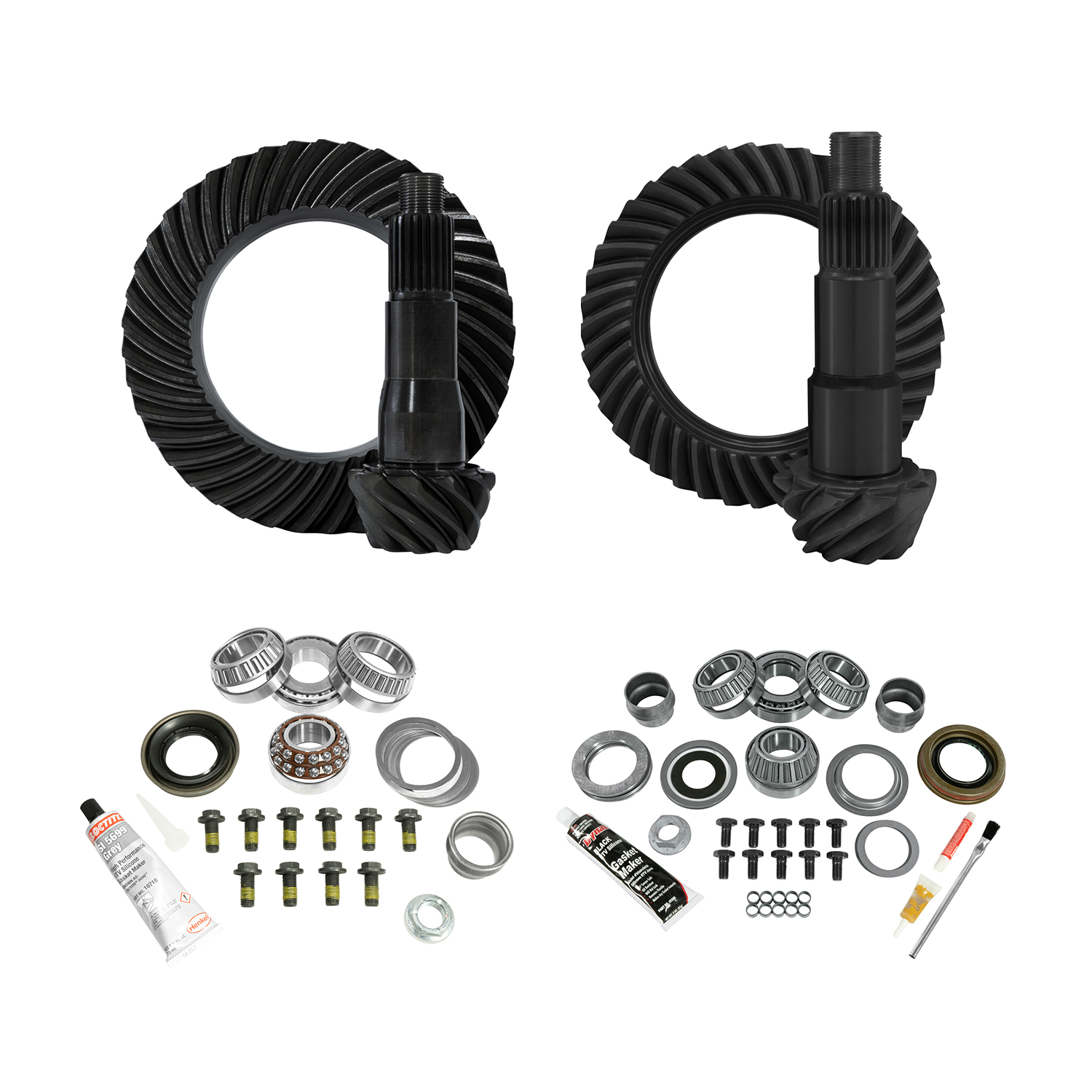 Yukon Re-Gear and Install Kit, D30 front/D35 rear, Jeep JL non-Rubicon, 5.13