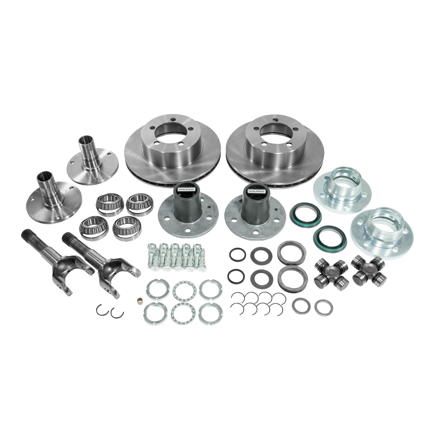 Spin Free Locking Hub Conversion Kit, Dana 30/44 TJ, XJ, YJ, 27 spline, 5 x 4.5