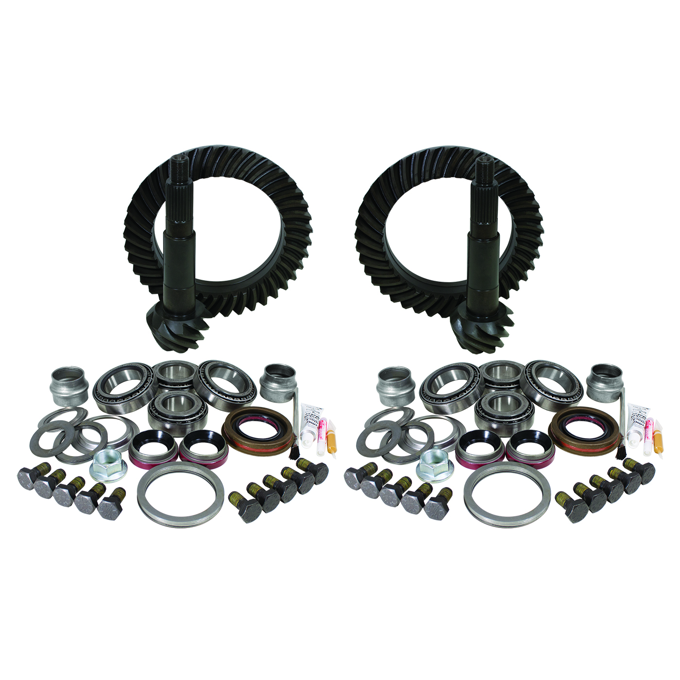 Yukon Gear & Install Kit package for Jeep JK Rubicon, 4.11 ratio. 