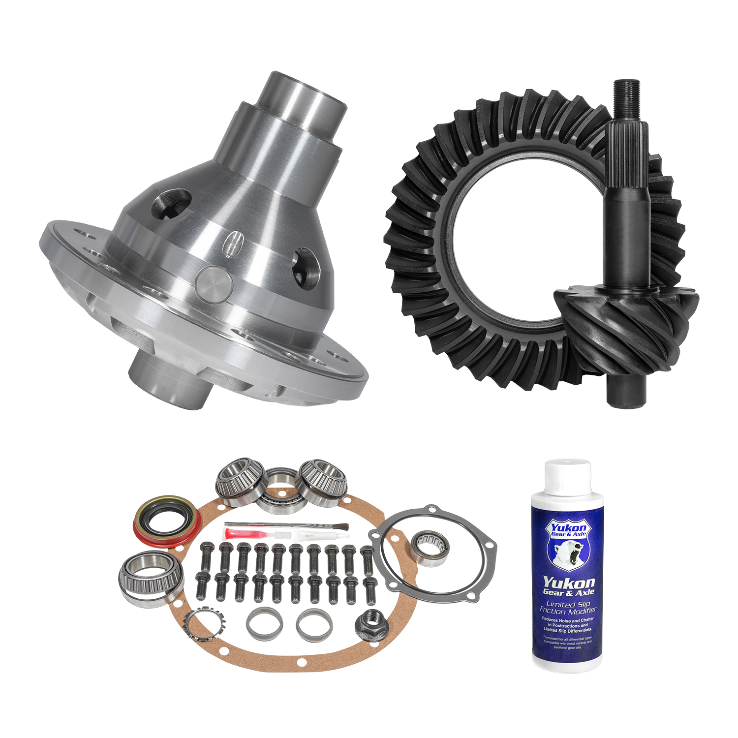 Yukon Muscle Car Limited Slip & Re-Gear Kit for Ford 9”, 28 spline, 3.50 ratio