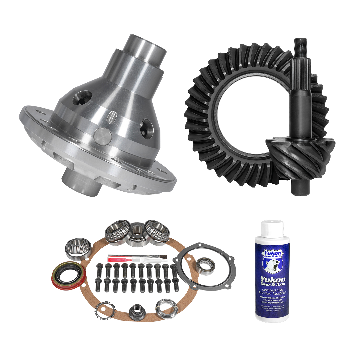 Yukon Muscle Car Limited Slip & Re-Gear Kit for Ford 9”, 28 spline, 3.00 ratio